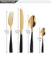 Four-piece Stainless Steel Cutlery - Minihomy