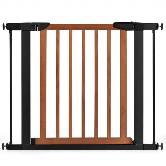 Extendable Safety Gate for Baby and Pet-Red - Minihomy