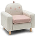 Kids Sofa with Armrest and Thick Cushion-Pink - Color: Pink - Minihomy