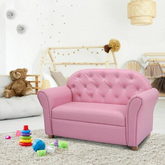 Kids Princess Armrest Chair Lounge Couch - Minihomy