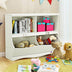 Kids Storage Unit Baby Toy Organizer Children Bookshelf Bookcase-White - Color: White - Minihomy