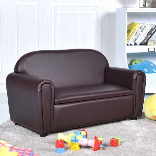 Kids Sofa Armrest Chair with Storage Function - Minihomy