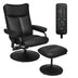 Electric Massage Recliner Chair with Ottoman and Remote Control - Minihomy