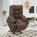 Electric Power Lift Recliner Massage Sofa-Brown - Minihomy