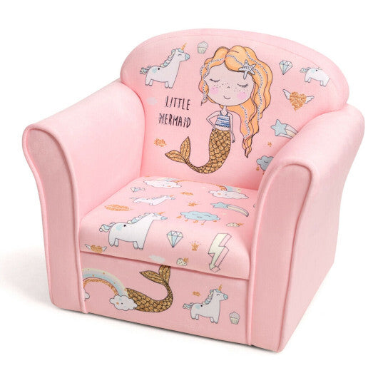 Kids Lamb Sofa Children Armrest Couch - Minihomy