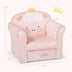 Kids Lamb Sofa Children Armrest Couch - Color: Pink - Minihomy