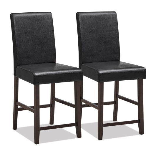 25 Inch Counter Height Set of 2 Bar Stools - Minihomy