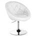 1 Piece Adjustable Modern Swivel Round Tufted Chair - Minihomy