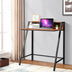 2 Tier Computer Desk PC Laptop Table - Study Writing Home Office Workstation - Minihomy