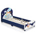 Kids Upholstered Platform Bed with Headboard and Footboard - Minihomy