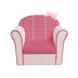 Original Kids Sofa with Armrest and Thick Cushion-Pink - Color: Pink - Minihomy