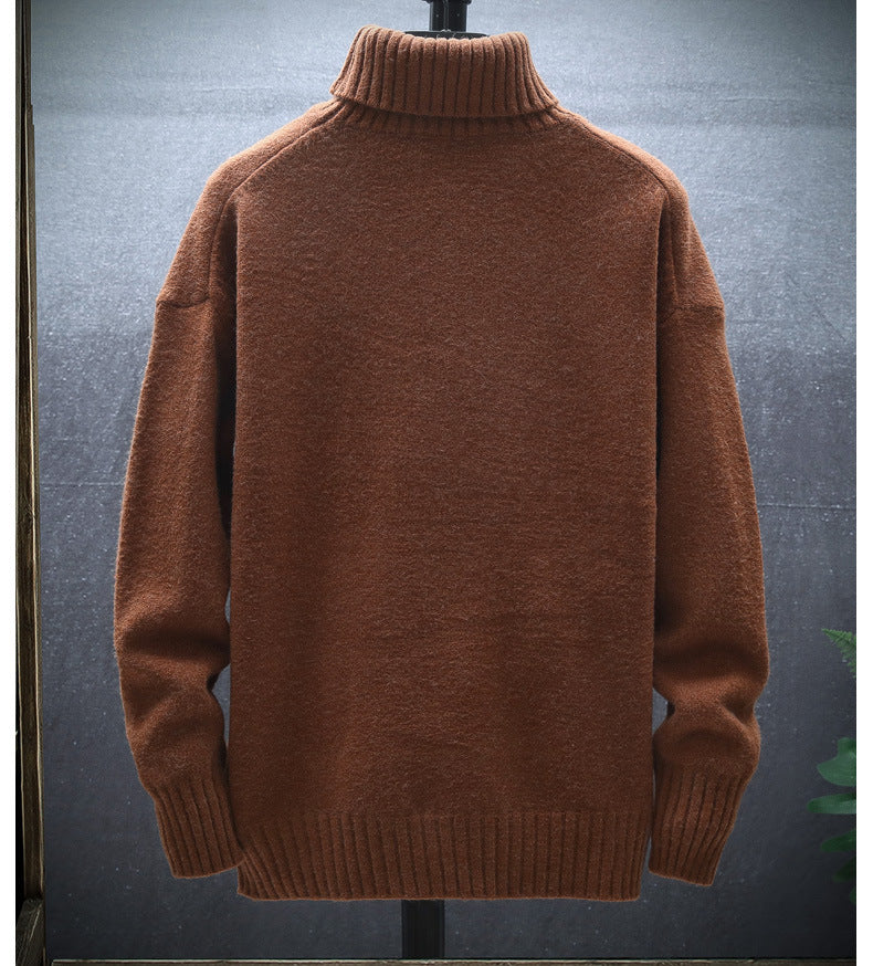 Middle School Students Plus Velvet Thickened Base Sweater - Minihomy