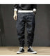 Japanese Style Men Jeans Stripe Designer Casual Denim Cargo Pants Men - Minihomy