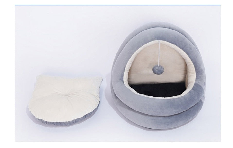 High Quality Cat House Beds Kittens Pet Cats Sofa for Small Kennel Home Cave Sleeping Nest Indoor Products - Minihomy