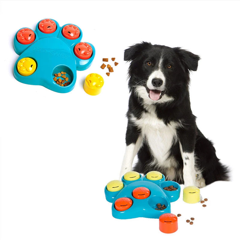 Dog educational toys molars bite-leakage training puzzle food tray - Minihomy