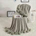 Ball carpet cotton knit blanket Sofa Cover Air Conditioning Blanket - Minihomy