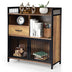 Buffet Cabinet with Drawer and Wood Storage Shelf for Kitchen-Rustic Brown - Minihomy