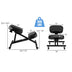 Adjustable Ergonomic Kneeling Chair with Upgraded Gas Spring Rod and Thick Foam Cushions-Black - Color: Black - Minihomy