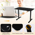 Electric Standing Desk Adjustable Stand up Computer Desk Anti-collision-Black - Color: Black - Minihomy