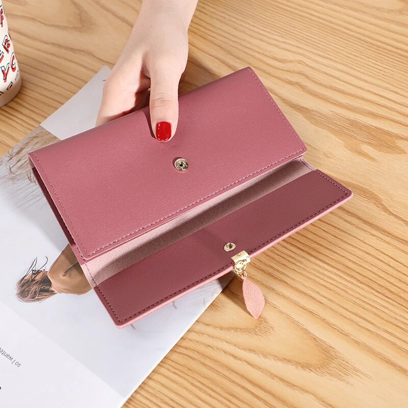 Multi-function Three-fold Document Bag Large-capacity Clutch - Minihomy