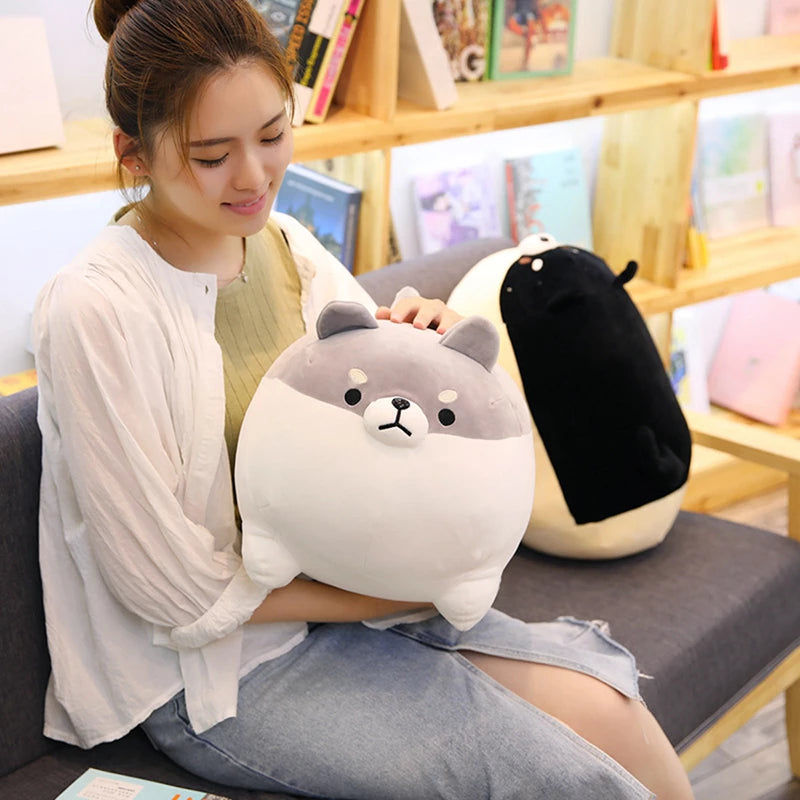 Plush Toys Stuffed Animals Cute Soft Cartoon Toys Dog Plush Pillow - Minihomy