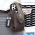 Leather Phone Belt Bag With Leather Belt - Minihomy