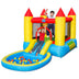 Inflatable Kids Slide Bounce House with 580w Blower - Color: Multicolor - Minihomy