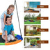 40-Inch Flying Saucer Tree Swing Outdoor Play Set with Easy Installation Process for Kids - Minihomy