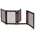 30 Inch Configurable Folding 4 Panel Wood Fence - Minihomy