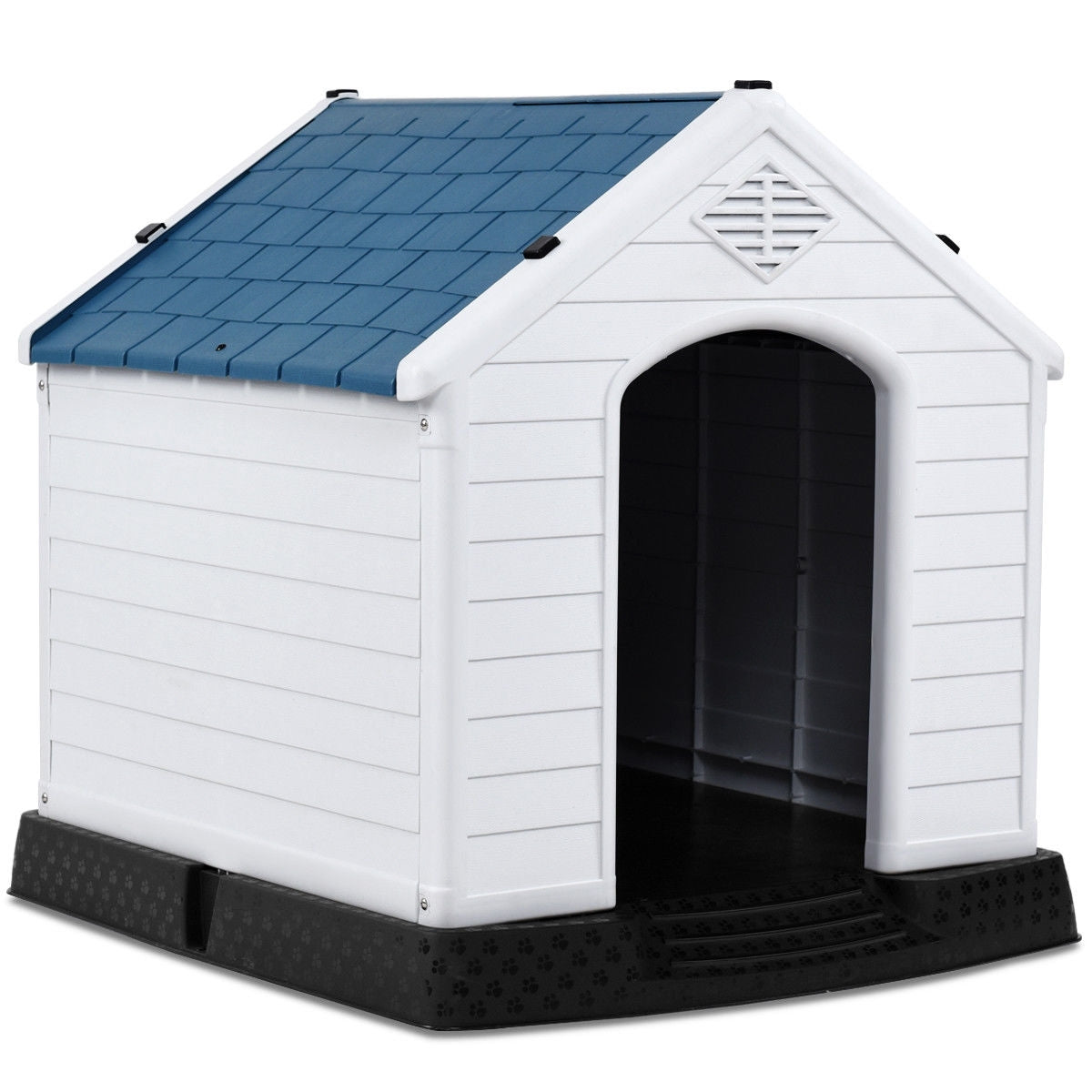 Indoor/Outdoor Waterproof Plastic Dog House Pet Puppy Shelter - Minihomy