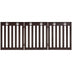 24 Inch Folding Wooden Freestanding Dog Gate with 360? Flexible Hinge for Pet-Dark Brown - Color: Dark Brown - Minihomy