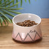 Pet Bowl Ceramic Drinking Feeder Dog Dual-Use High Rise Bowl - Minihomy