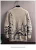 Autumn And Winter Round Neck Long Sleeved Pullover Thick Sweater - Minihomy