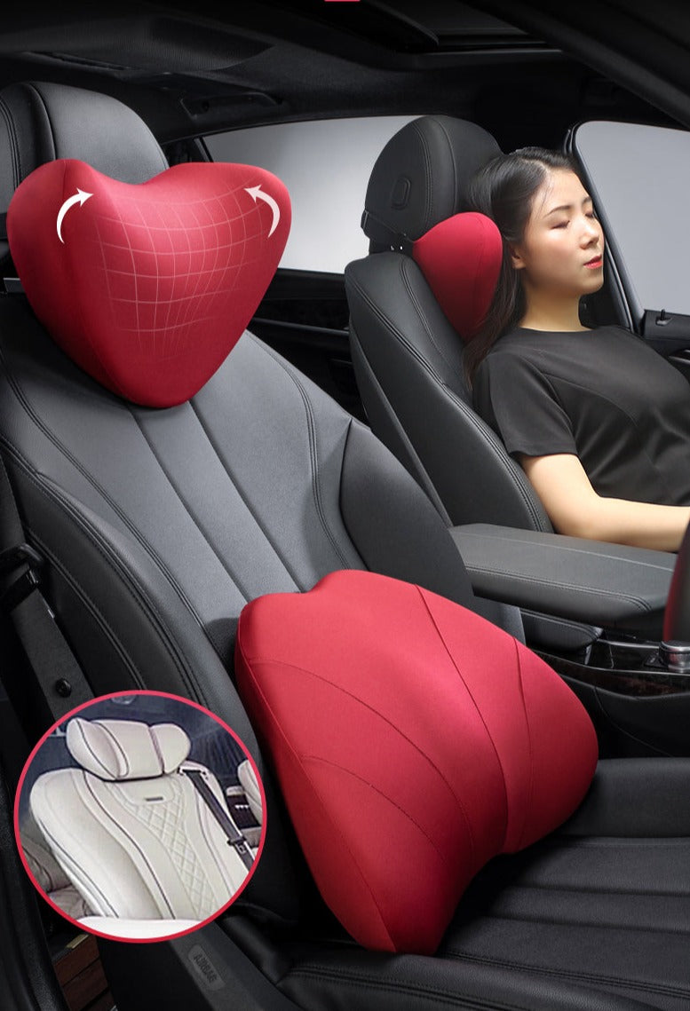 Car headrest and neck pillow - Minihomy