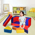 4-in-1 Crawl Climb Foam Shapes Toddler Kids Playset - Color: Multicolor - Minihomy