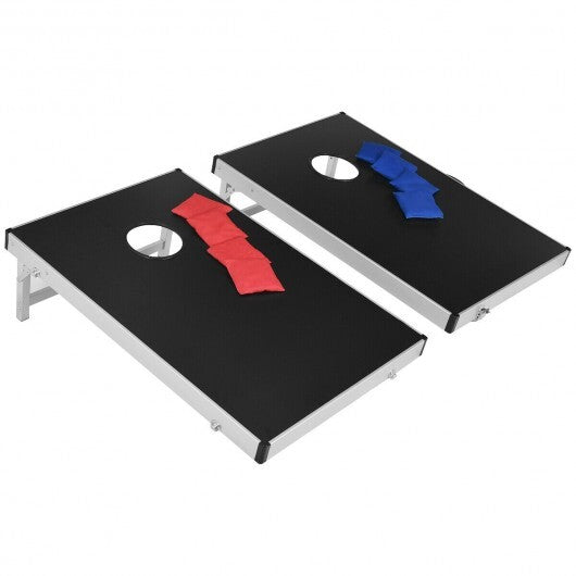 Cornhole Set with Foldable Design and Side Handle - Minihomy