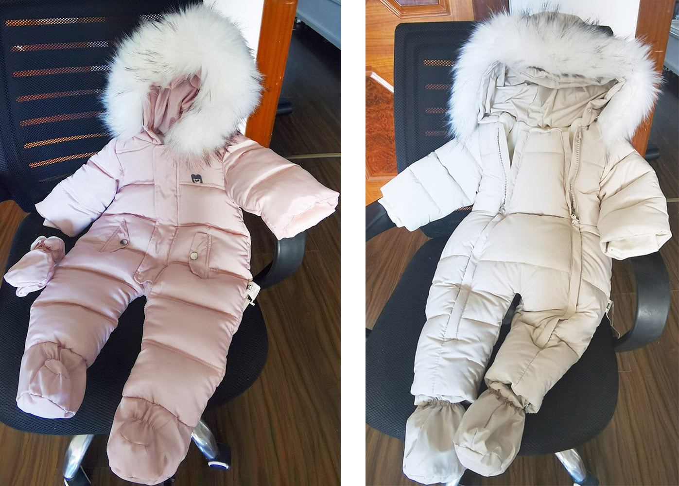 Baby Kids Jumpsuit Jacket with Gloves - Minihomy