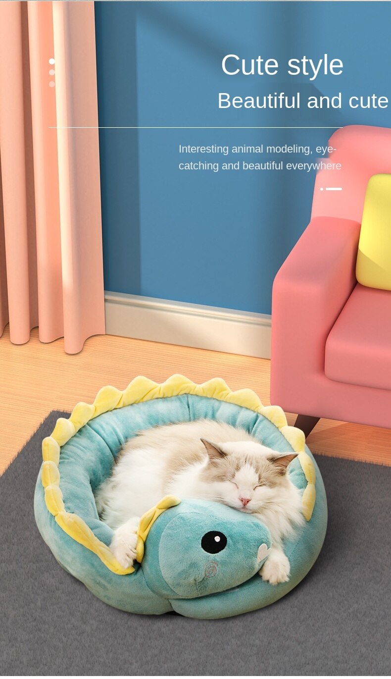 House Bed Cat Net Celebrity Warm Dog Kennel - Minihomy