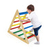 Climbing Triangle Ladder with 3 Levels for Kids-Multicolor - Color: Multicolor - Minihomy