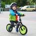 Kids No Pedal Balance Bike with Adjustable Handlebar and Seat-Black - Color: Black - Minihomy