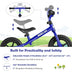 Kids No Pedal Balance Bike with Adjustable Handlebar and Seat-Blue - Color: Blue - Minihomy