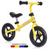 Kids No Pedal Balance Bike with Adjustable Handlebar and Seat-Yellow - Color: Yellow - Minihomy