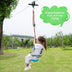 100 Feet Zipline Kit for Backyard Kids Adults with Stainless Steel Spring Brake Seat - Minihomy