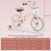 14 Inch Kid's Bike with Removable Training Wheels and Basket-Pink - Color: Pink - Size: 14 inches - Minihomy