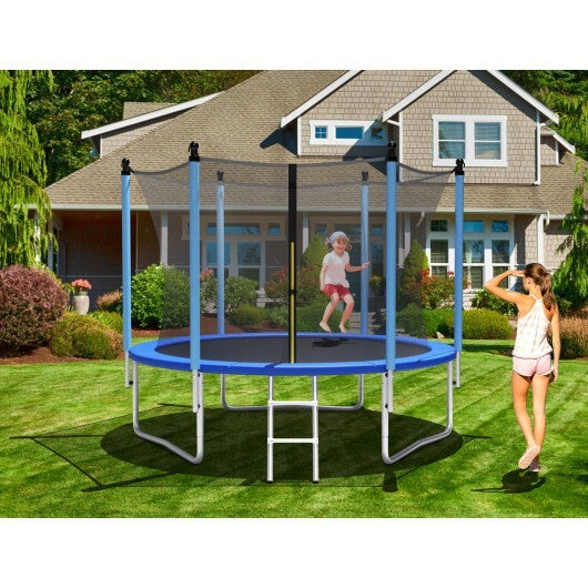 Outdoor Trampoline with Safety Closure Net-15 ft - Color: Multicolor - Size: 15 ft - Minihomy