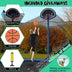 12/14/15/16 Feet Outdoor Recreational Trampoline with Ladder and Enclosure Net-16 ft - Color: Black - Size: 16 ft - Minihomy