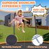 12FT ASTM Approved Recreational Trampoline with Ladder-Orange - Color: Orange - Minihomy