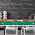 80 Inch x 36 Inch Folding 8 Player Deluxe Texas Poker Table Top with Bag - Color: Green - Minihomy