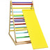 Foldable Wooden Climbing Triangle Indoor Home Climber Ladder - Color: Multicolor - Minihomy