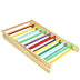 Foldable Wooden Climbing Triangle Indoor Home Climber Ladder - Color: Multicolor - Minihomy